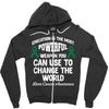 education is the most pwerful weapon you can use to change the world l Zipper Hoodie