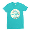 I Love You To The Moon And Back Ladies Fitted T-Shirt