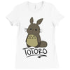 totoro Ladies Fitted T-Shirt