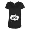 I'm So Going to Kick You Maternity Scoop Neck T-shirt