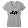 lil xan diego leanos black Women's V-Neck T-Shirt