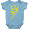 chinese dragon cool oriental asian kung fu Baby Onesie