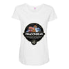 dragon head beer label, ideal gift or birthday present Maternity Scoop Neck T-shirt
