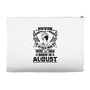Never Underestimate Old Man Who Was Born August Accessory Pouches