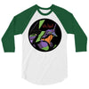 neon genesis evangelion   eva o1 3/4 Sleeve Shirt