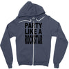 funny t shirt party like a rockstar tee hilarious shirt Zipper Hoodie