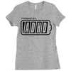 powered by adhd Ladies Fitted T-Shirt