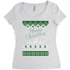 merry christmas ugly christmas sweater Women's Triblend Scoop T-shirt