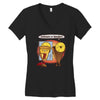 posh pizza (colab with rpadame) Women's V-Neck T-Shirt