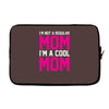 i'm not a regular mom cool Laptop sleeve