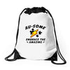 au some Drawstring Bags