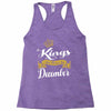 kings are born in december Racerback Tank
