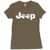 jeep paw sticker vinyl decal   car window truck bumper laptop cat dog Ladies Fitted T-Shirt