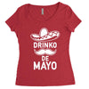 drinko de mayo Women's Triblend Scoop T-shirt