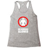 no humans allowed district 9 Racerback Tank