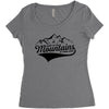 Going To The Mountains Is Going Home Women's Triblend Scoop T-shirt