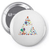 zelda item triforce Pin-back button