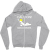 caution men at work Zipper Hoodie