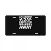 an arrow a day zombie dary License Plate