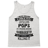 Super Cool Pops Of A Freaking Awesome Granddaughter Tank Top