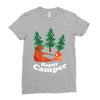 Happy Camper Ladies Fitted T-Shirt