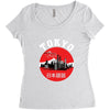 Tokyo City Women's Triblend Scoop T-shirt