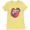 musume monster Ladies Fitted T-Shirt