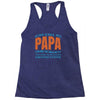 call me papa Racerback Tank