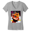 gritty Women's V-Neck T-Shirt