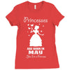 Princesses Are Born In May Ladies Fitted T-Shirt