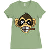 monkey Ladies Fitted T-Shirt