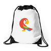 brids red Drawstring Bags