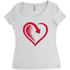 love back Women's Triblend Scoop T-shirt
