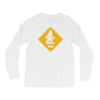 big foot xing big foot crossing sasquatch Long Sleeve Shirts
