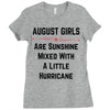 August Girls Ladies Fitted T-Shirt