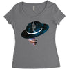 Space Love Women's Triblend Scoop T-shirt