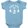 This Girl Loves Her Cat Baby Onesie