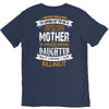 Super Cool Mother Of A Freaking Awesome Granddaughter V-Neck Tee