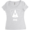 dog Women's Triblend Scoop T-shirt