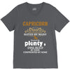Capricorn Hated By Many Wanted By Plenty Disliked By Some Confronted B V-Neck Tee