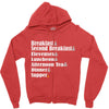 hobbit meals Zipper Hoodie