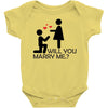 will you love me Baby Onesie