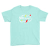 news flash black Youth Tee