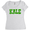 Kale Vegan Women's Triblend Scoop T-shirt