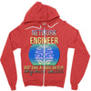 network engineer just like a re   men's Zipper Hoodie
