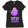 working off my lumps Ladies Fitted T-Shirt