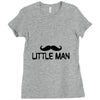 big man little man Ladies Fitted T-Shirt