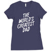 World's Greatest Dad Ladies Fitted T-Shirt