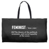 Feminist Noun Weekender Totes