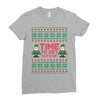 time to get elffed up Ladies Fitted T-Shirt